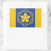 Vlag van Hamilton, Ontario Rechthoekige Sticker (Tas)