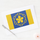 Vlag van Hamilton, Ontario Rechthoekige Sticker (Envelop)
