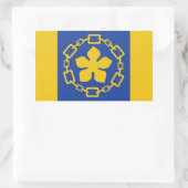 Vlag van Hamilton, Ontario rechthoekige sticker (Tas)