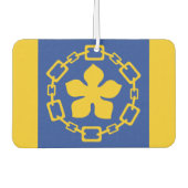 Vlag van Hamilton, Ontario Serving Tray Luchtverfrisser (Voorkant)