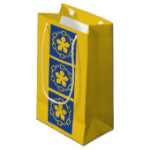 Vlag van Hamilton, Ontario Small Gift Bag Klein Cadeauzakje (Voorkant Gekanteld)