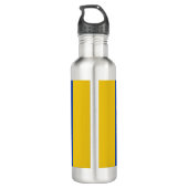 Vlag van Hamilton, Ontario Stainless Steel Water B Waterfles (Achterkant)