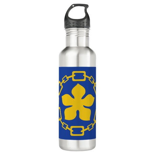 Vlag van Hamilton, Ontario Stainless Steel Water B Waterfles (Voorkant)