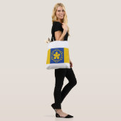Vlag van Hamilton, Ontario Tote Bag (Op model)