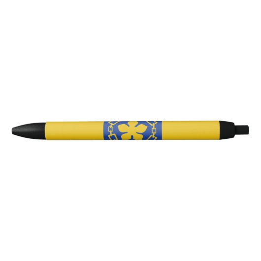 Vlag van Hamilton, Ontario Zwarte Inkt Pen (Voorkant)