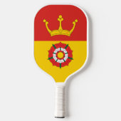 Vlag van Hampshire County, Engeland (UK) Pickleball Paddle (Achterkant)