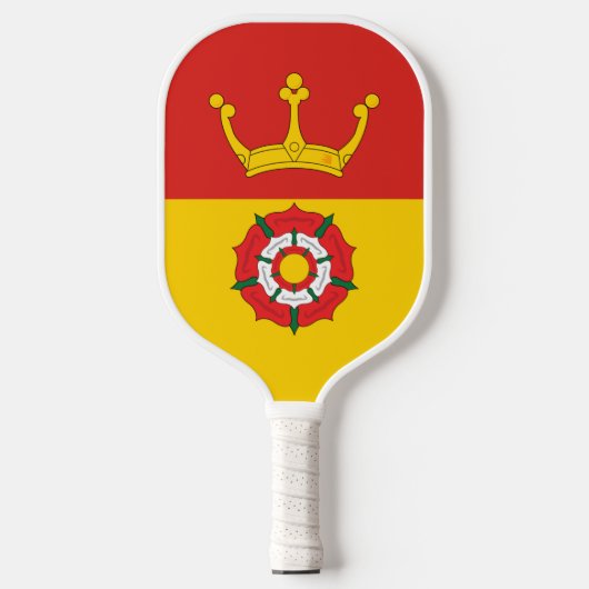 Vlag van Hampshire County, Engeland (UK) Pickleball Paddle (Voorkant)