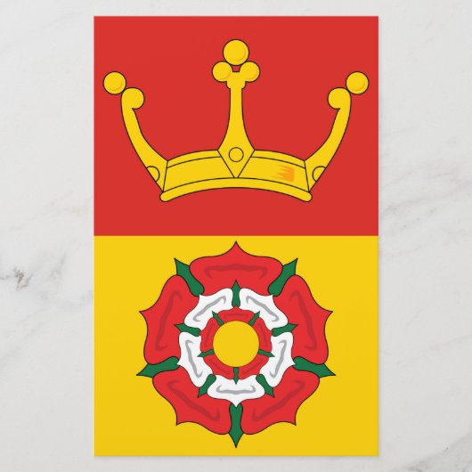 Vlag van Hampshire (Graafschap in VK) Briefpapier (Voorkant)