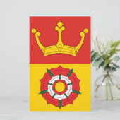 Vlag van Hampshire (Graafschap in VK) Briefpapier (Staand voorkant)