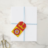 Vlag van Hampshire (Graafschap in VK) Cadeaulabel (Met Touw)