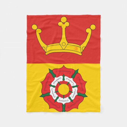 Vlag van Hampshire (Graafschap in VK) Fleece Deken (Voorkant)