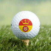 Vlag van Hampshire (Graafschap in VK) Golfballen (Insitu Shirt)