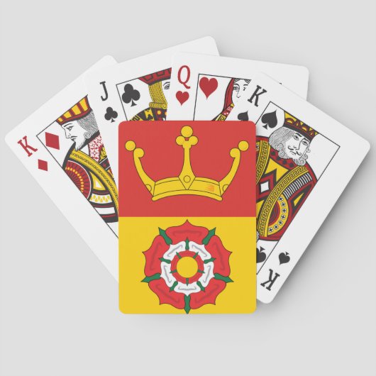 Vlag van Hampshire (Graafschap in VK) Pokerkaarten (Achterkant)