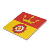 Vlag van Hampshire (Graafschap in VK) Tegeltje (Zijkant)