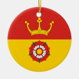 Vlag van Hampshire (VK) Keramisch Ornament