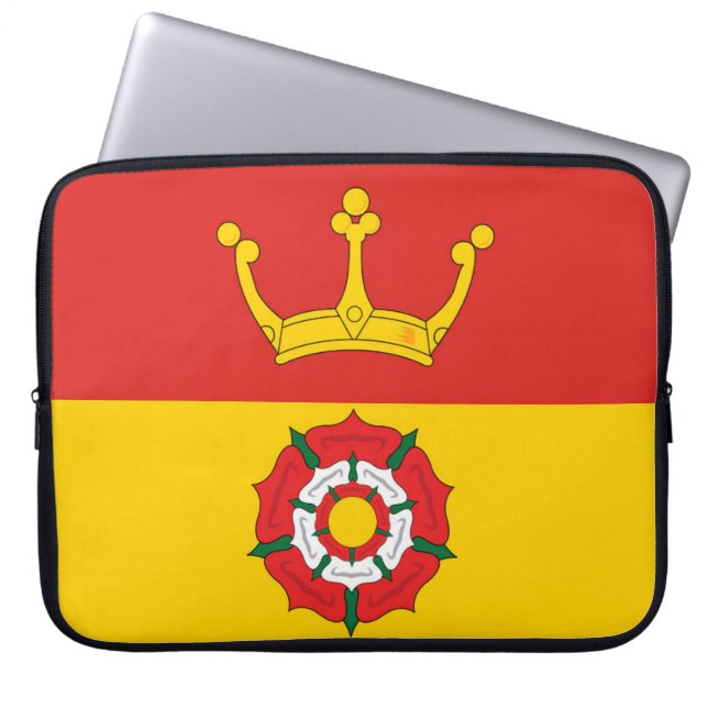 Vlag van Hampshire (VK) Laptop Sleeve (Voorkant)