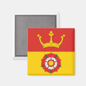 Vlag van Hampshire (VK) Magneet (Voorkant / Achterkant)