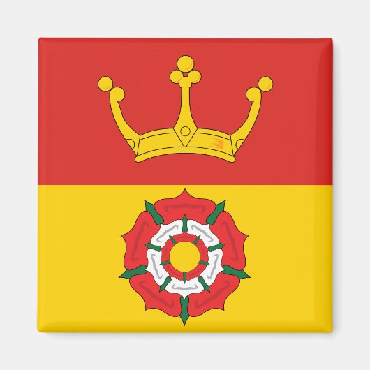 Vlag van Hampshire (VK) Magneet (Voorkant)