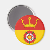 Vlag van Hampshire (VK) Magneet (Voorkant / Achterkant)