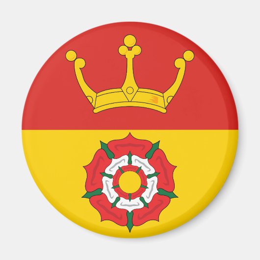 Vlag van Hampshire (VK) Magneet (Voorkant)