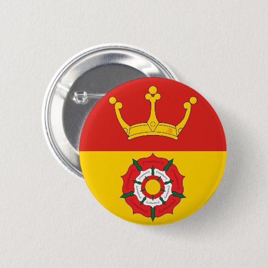 Vlag van Hampshire (VK) Ronde Button 5,7 Cm (Voorkant /achterkant)