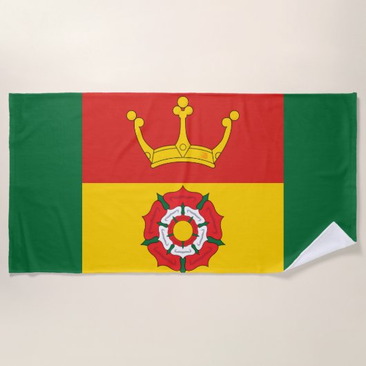 Vlag van Hampshire (VK) Strandlaken (Voorkant)