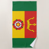 Vlag van Hampshire (VK) Strandlaken (Voorkant)