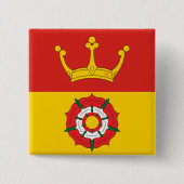 Vlag van Hampshire (VK) Vierkante Button 5,1 Cm (Voorkant)