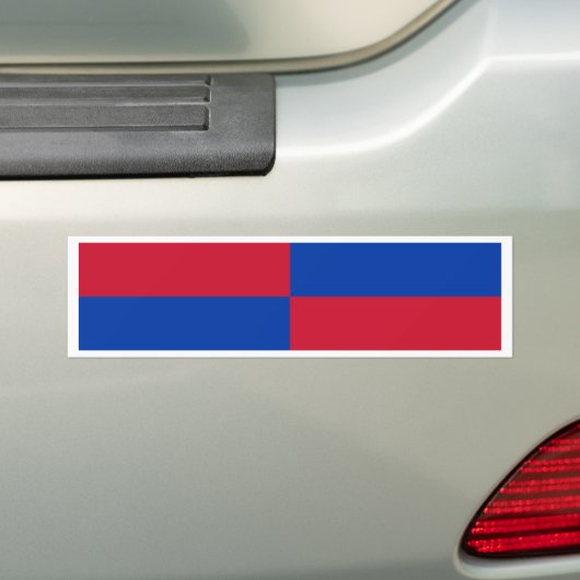 Vlag van Harenkarspel Bumpersticker (Op auto)