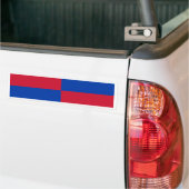 Vlag van Harenkarspel Bumpersticker (Op Truck)