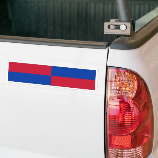 Vlag van Harenkarspel Bumpersticker (Op Truck)