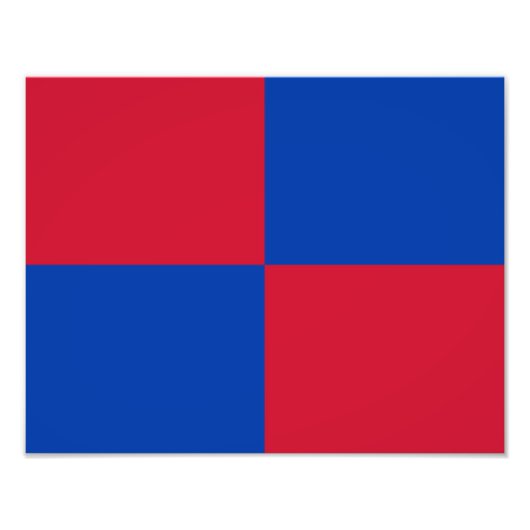 Vlag van Harenkarspel Foto Afdruk (Voorkant)