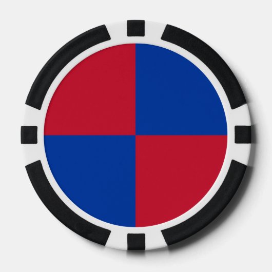 Vlag van Harenkarspel Pokerchips (Voorkant)