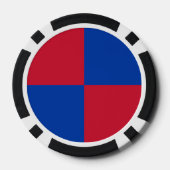 Vlag van Harenkarspel Pokerchips (Achterkant)