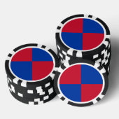 Vlag van Harenkarspel Pokerchips (Opstapeling)