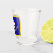 Vlag van Harrisburg, Pennsylvania Shot Glas (Rechts)