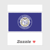 Vlag van Hartford, Connecticut Sticker (Vel)