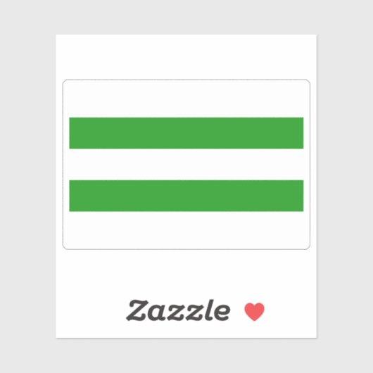 Vlag van Hasselt, België Sticker (Vel)