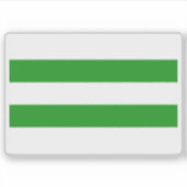 Vlag van Hasselt, België Sticker (Voorkant)