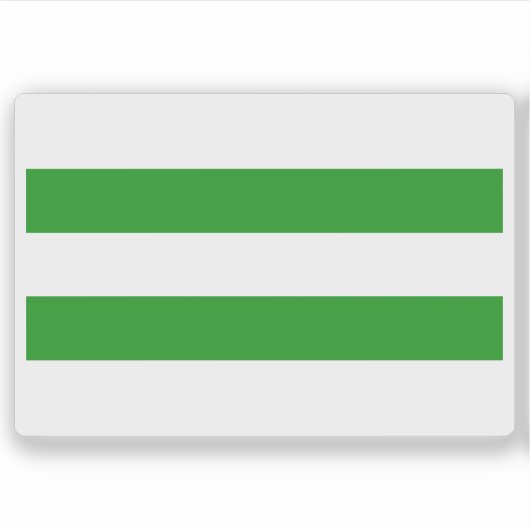 Vlag van Hasselt, België Sticker (Voorkant)