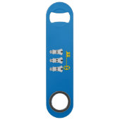 Vlag van Havana, Cuba Bar Key Speed Flessenopener (Voorkant)