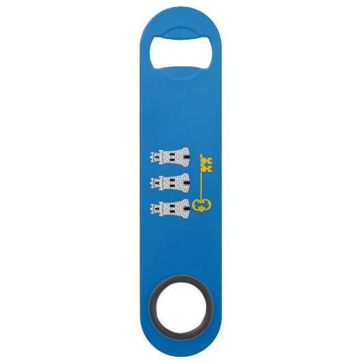 Vlag van Havana, Cuba Bar Sleutel Speed Flessenopener (Voorkant)
