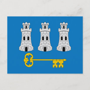 Vlag van Havana, Cuba-Briefkaart Briefkaart