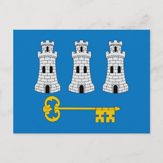 Vlag van Havana, Cuba-Briefkaart Briefkaart (Voorkant)