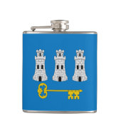 Vlag van Havana, Cuba Flask Heupfles (Voorkant)