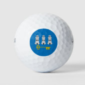 Vlag van Havana, Cuba Golf Balls Golfballen (Voorkant)