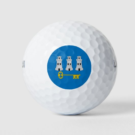 Vlag van Havana, Cuba Golf Balls Golfballen (Voorkant)