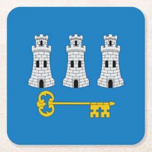 Vlag van Havana, Cuba Kartonnen Onderzetters