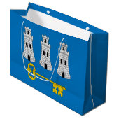 Vlag van Havana, Cuba Large Gift Bag Groot Cadeauzakje (Voorkant Gekanteld)