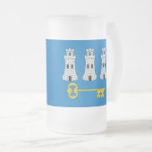 Vlag van Havana, Cuba, Mok glasbier gewonnen (Voorkant rechts)